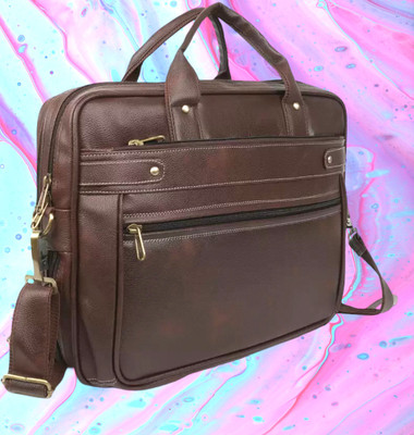 house of common Men & Women Brown Messenger Bag