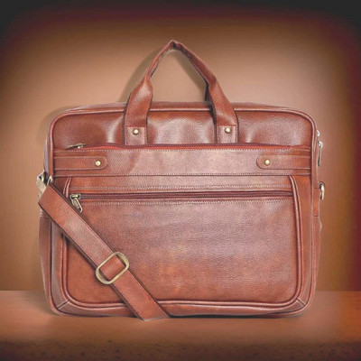 house of common Men & Women Brown Messenger Bag