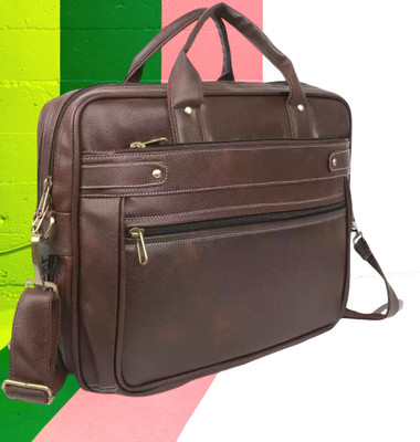 Shivra Men & Women Brown Messenger Bag
