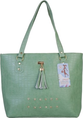 house of common Women Green Tote