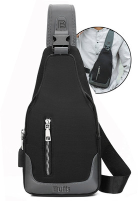 Buffs Men & Women Blue Messenger Bag