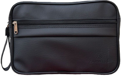 Zarwiss Hand-Held Messenger Bag, Side Bag & Document Storage for Unisex(Black)