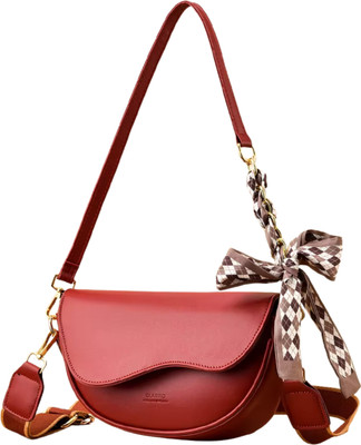 ZELION Women Red Sling Bag