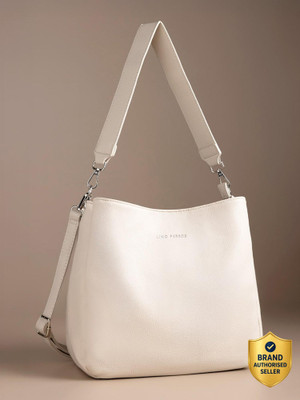 LINO PERROS Women Beige Hobo