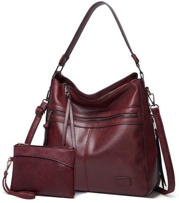 SYGA Women Maroon Hobo(Pack of: 2)