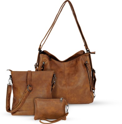 STORITE Women Brown Handbag