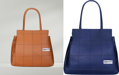 Ronty Women Tan, Blue Shoulder Bag