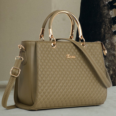 Exotic Women Khaki Handbag