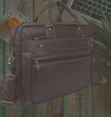 Shivra Men & Women Brown Messenger Bag