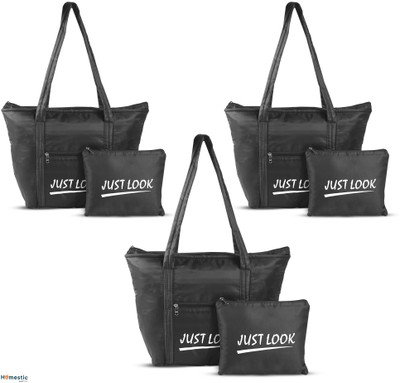 HOMESTIC Men & Women Black Messenger Bag(Pack of: 3)