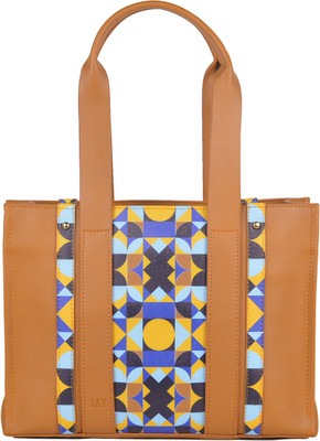 JAV Women Tan, Multicolor Tote