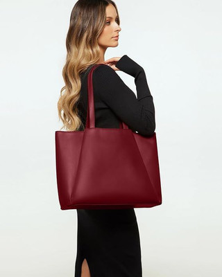 LIZIQI Women Maroon Handbag