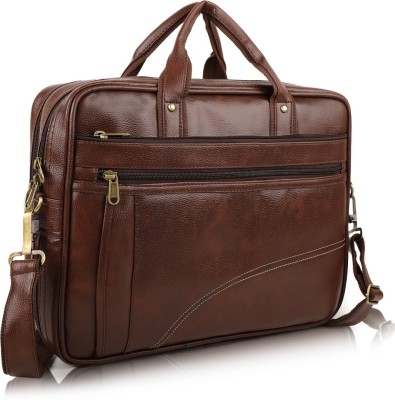 TUFH Men & Women Tan Messenger Bag