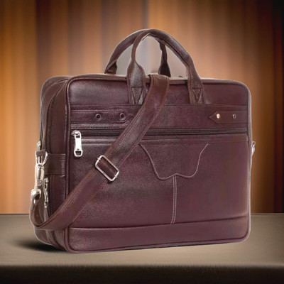 Shivra Men & Women Brown Messenger Bag