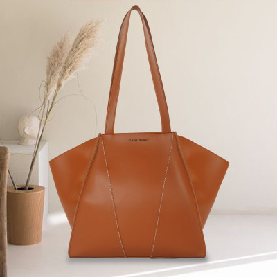 Classy Women Women Tan Tote