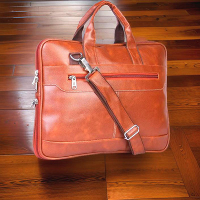 house of common Men & Women Tan Messenger Bag