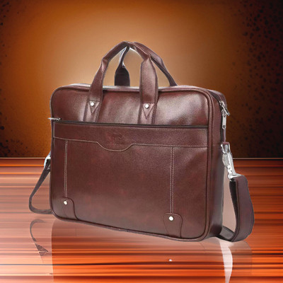 Shivra Men & Women Brown Messenger Bag