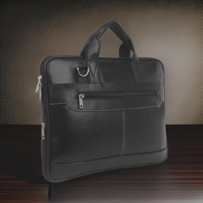 house of common Men & Women Black Messenger Bag