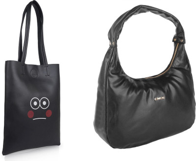 CIMONI Women Black, Black Shoulder Bag