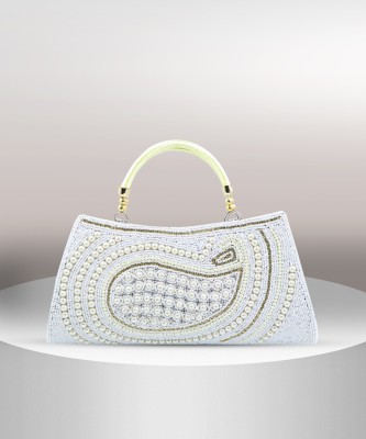 Fancy Walas Women White Hand-held Bag