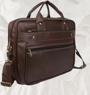 Shivra Men & Women Brown Messenger Bag