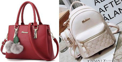 khatushyam collection Women Multicolor Handbag(Pack of: 2)