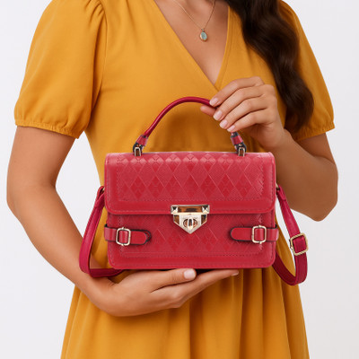 Trendz Firenze Girls Red Sling Bag