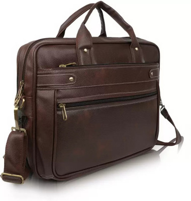 Trask Men & Women Brown Messenger Bag