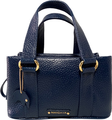 MANDAVA Women Blue Handbag