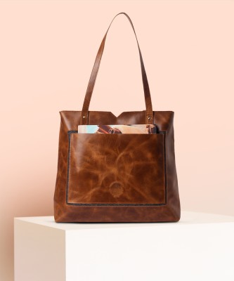 The Leather Warehouse Women Tan Shoulder Bag