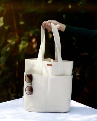 SAVIE Women White Tote