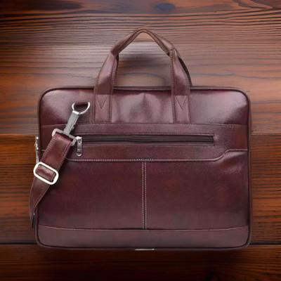 house of common Men & Women Brown Messenger Bag