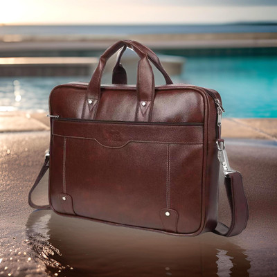 Shivra Men & Women Brown Messenger Bag