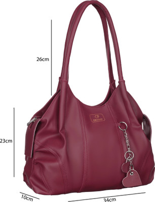 Criceep Women Maroon Shoulder Bag