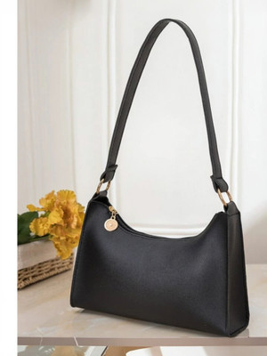 LSTYLE Women Black Sling Bag