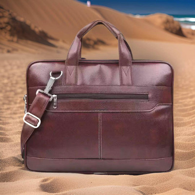 Shivra Men & Women Brown Messenger Bag