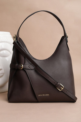 VAN HEUSEN Women Brown Handbag