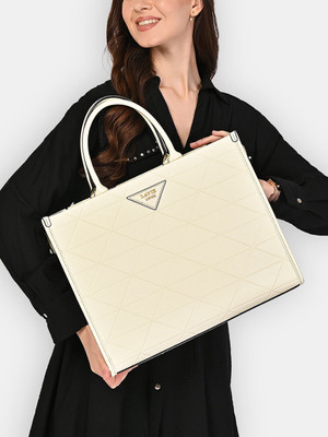 Lavie Luxe Women White Satchel