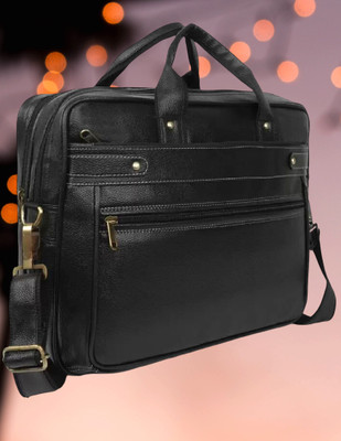 house of common Men & Women Black Messenger Bag