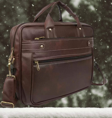 house of common Men & Women Brown Messenger Bag