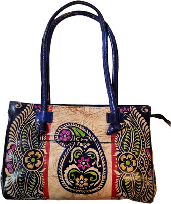 CLASSIQUE Women Blue Shoulder Bag