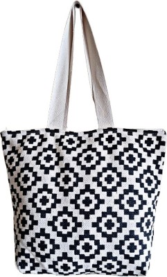 zoori Women White, Black Tote