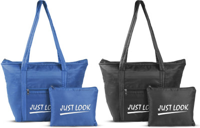 KUBER INDUSTRIES Men & Women Blue, Black Messenger Bag(Pack of: 2)
