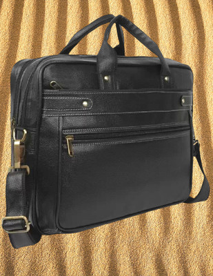 house of common Men & Women Black Messenger Bag