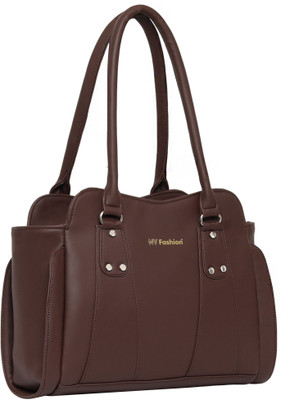 NYFashionBags Women Brown Handbag