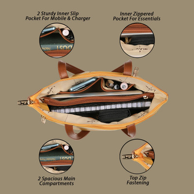 LAVIE Women Yellow Tote