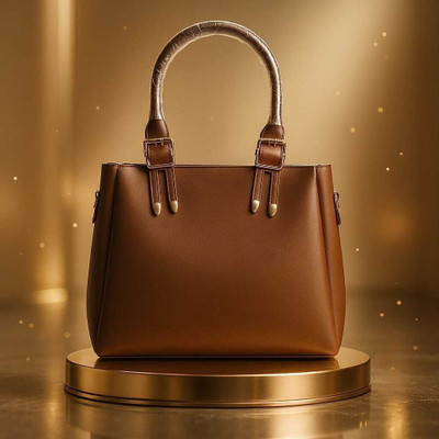 IckonicWorld Women Tan Tote