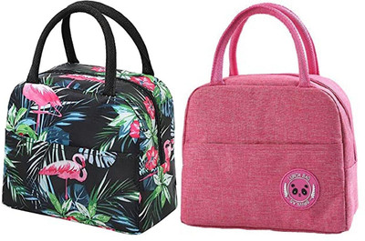 Kardiff Men & Women Black, Pink Messenger Bag(Pack of: 2)