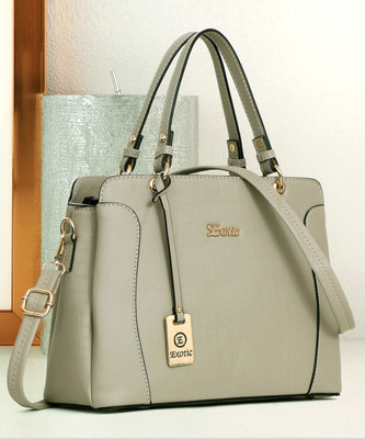 Exotic Women White Hand-held Bag