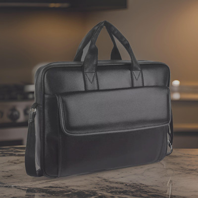house of common Men & Women Black Messenger Bag
